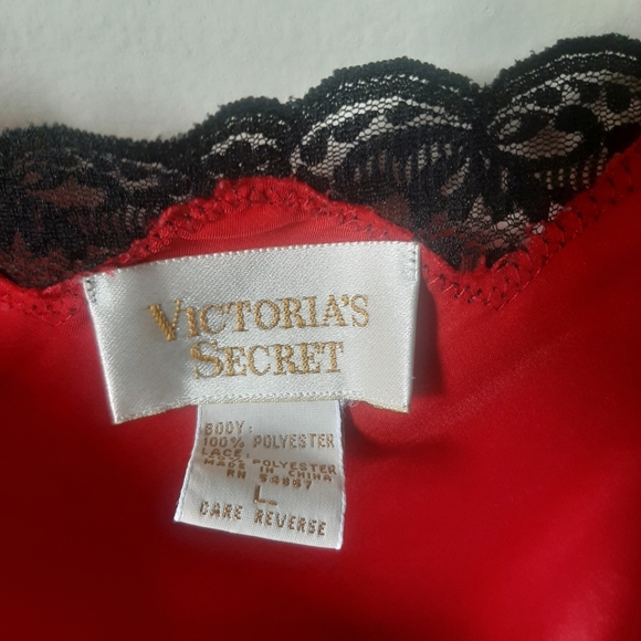 VTG Gold Victoria's Secret Lingerie Nightie Dress Satin 2 VS Ruffle - Picture 12 of 14